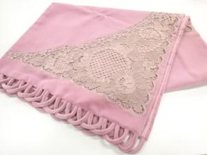 ビロードレース花模様ショール